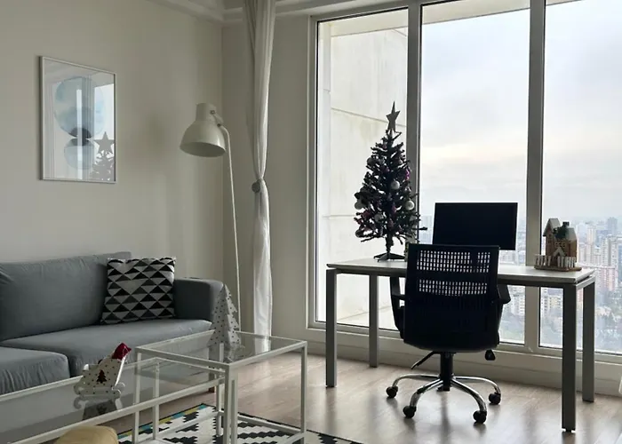 Apartment 35th Floor Gem With A Sky-high View Over Skopje